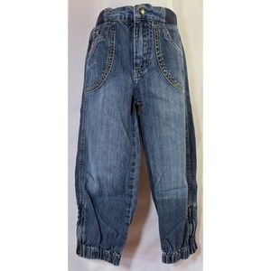 Polarn O. Pyret Sweden Girls Jogger Stretch Jeans  Size 4/5 116 cm